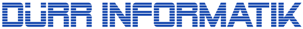 Schriftzug Dürr Informatik